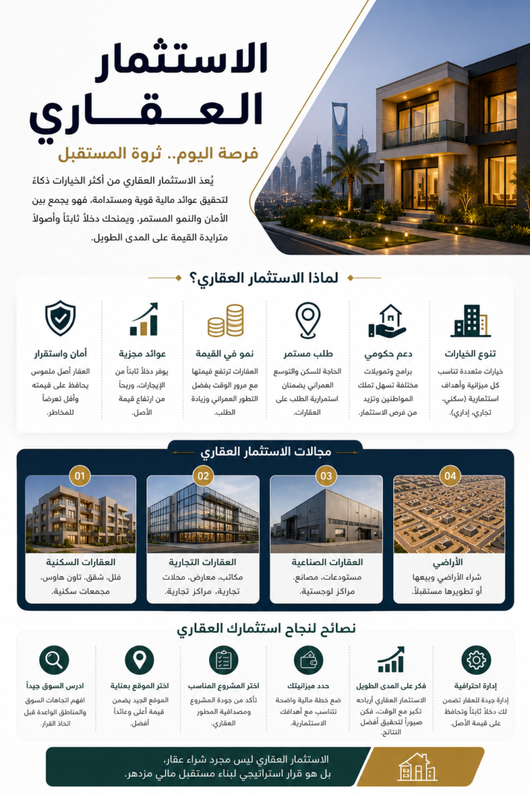الاستثمار العقاري